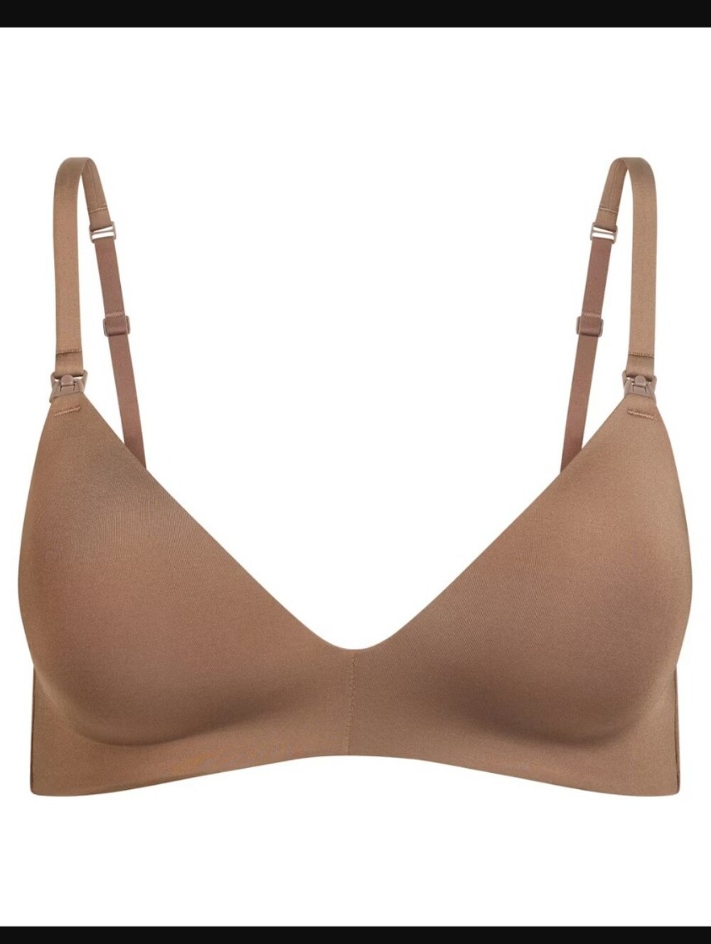 Skims Wireless Form Maternity T-Shirt Demi Nursing Bra In Jasper Size 36B NWT